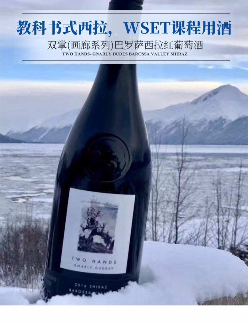 富隆澳大利亚进口双掌画廊系列巴罗萨西拉葡萄酒750ml