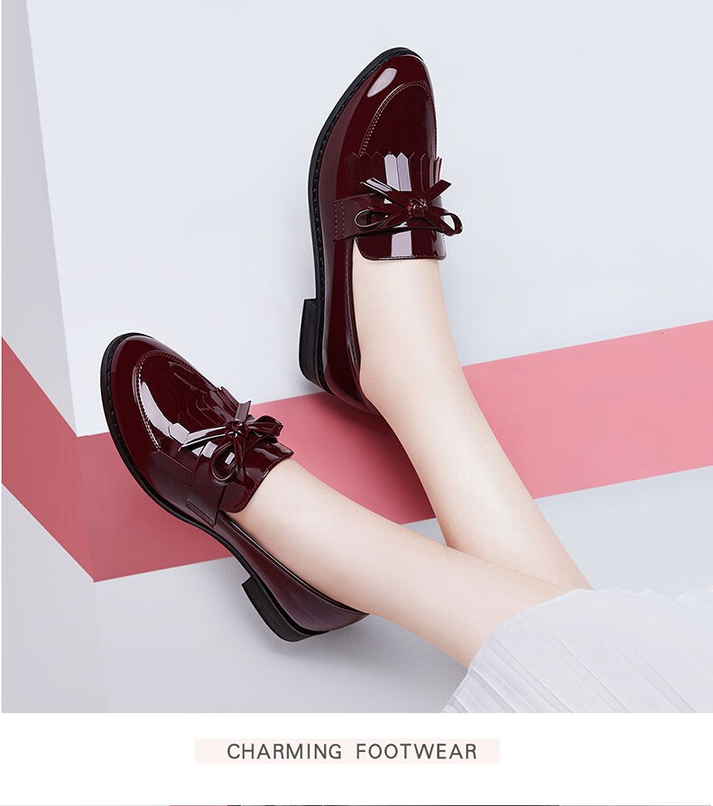 单鞋女皮鞋秋鞋春鞋婚鞋 新款春季春天春款春秋秋款春浅口尖头包头细