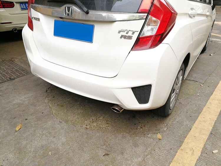 安巡2014/15/17/18/19款本田飞度尾喉fit改装排气管 09-17飞度加厚