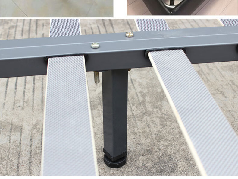 家具配件排骨架支撑脚折叠软床皮床调节脚床架支撑脚可调高度床脚 t型