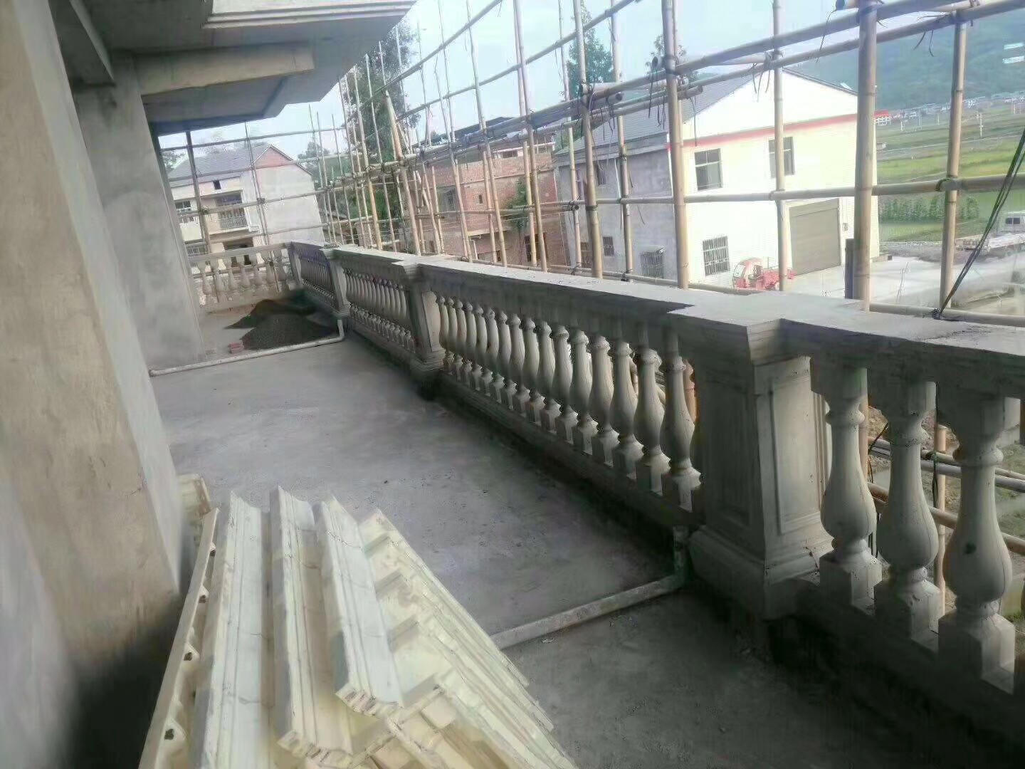 欧式罗马柱阳台栏杆兰花瓶柱模具水泥方形护栏围栏别墅栏杆模具 89