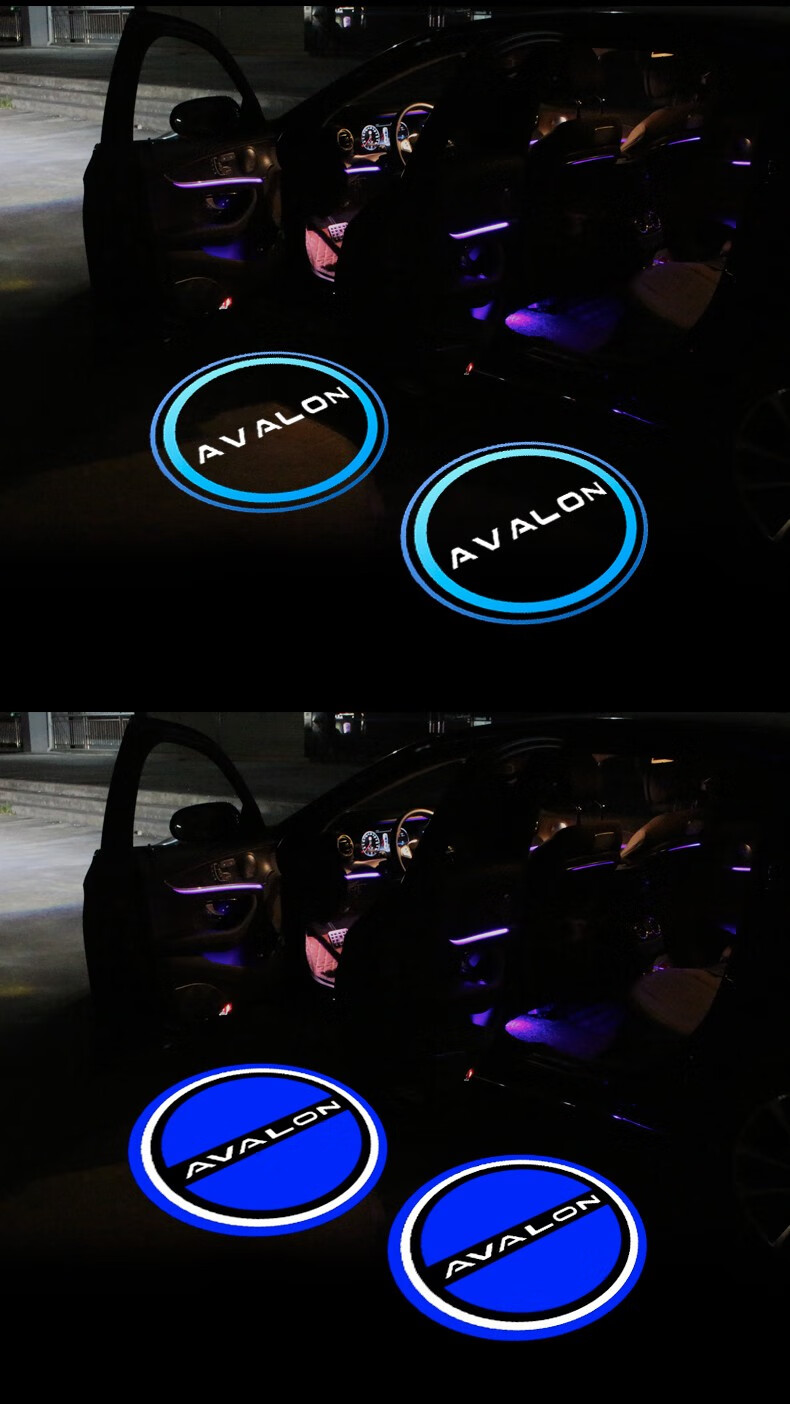 1921款丰田亚洲龙迎宾灯改装专用车门镭射投影照地led内饰氛围灯装饰