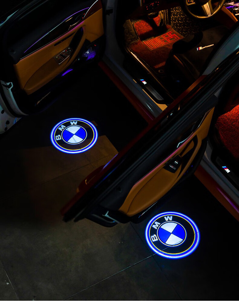 逢君 适用于宝马改装迎宾灯新3系325li5系1系2系x1x2x3x4x5x6x7高清