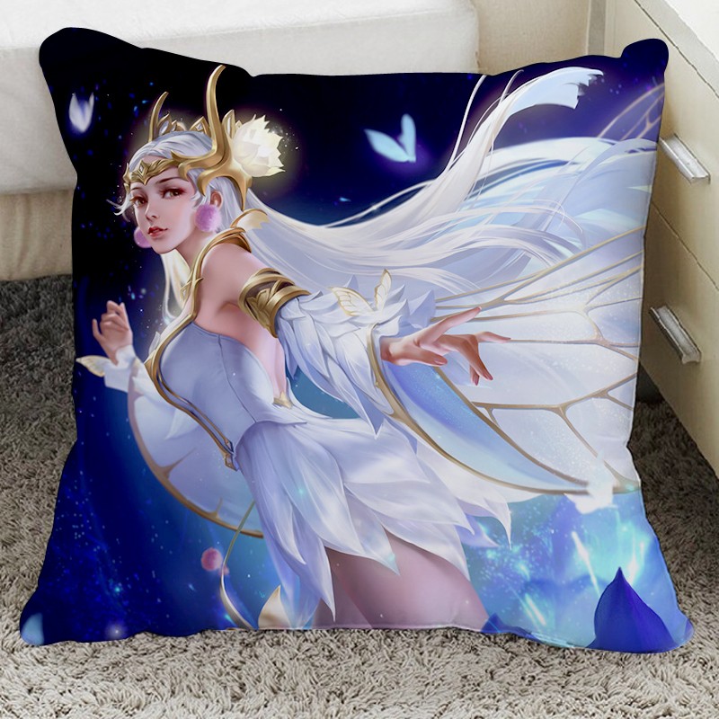 王者荣耀周边抱枕貂蝉梦奇游戏靠枕李白诸葛亮定制玩具手办礼品 武陵