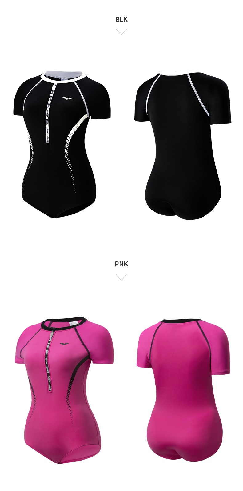 阿瑞娜arena新款浪潮系列女士连体三角泳衣修身显瘦速干泳装泳衣blkm