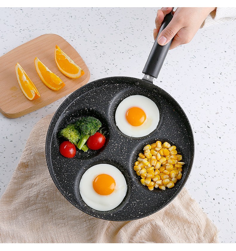 荷包蛋模具迷你4孔鸡蛋包蛋饺神器麦饭石平底不粘锅鸡蛋饺子模具不粘