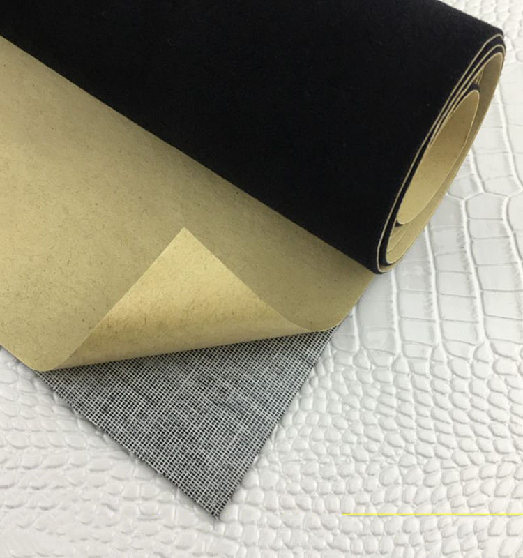 背胶自粘绒布布底植绒工业机器防摩擦摄影直播吸光背景展柜 白色 0.