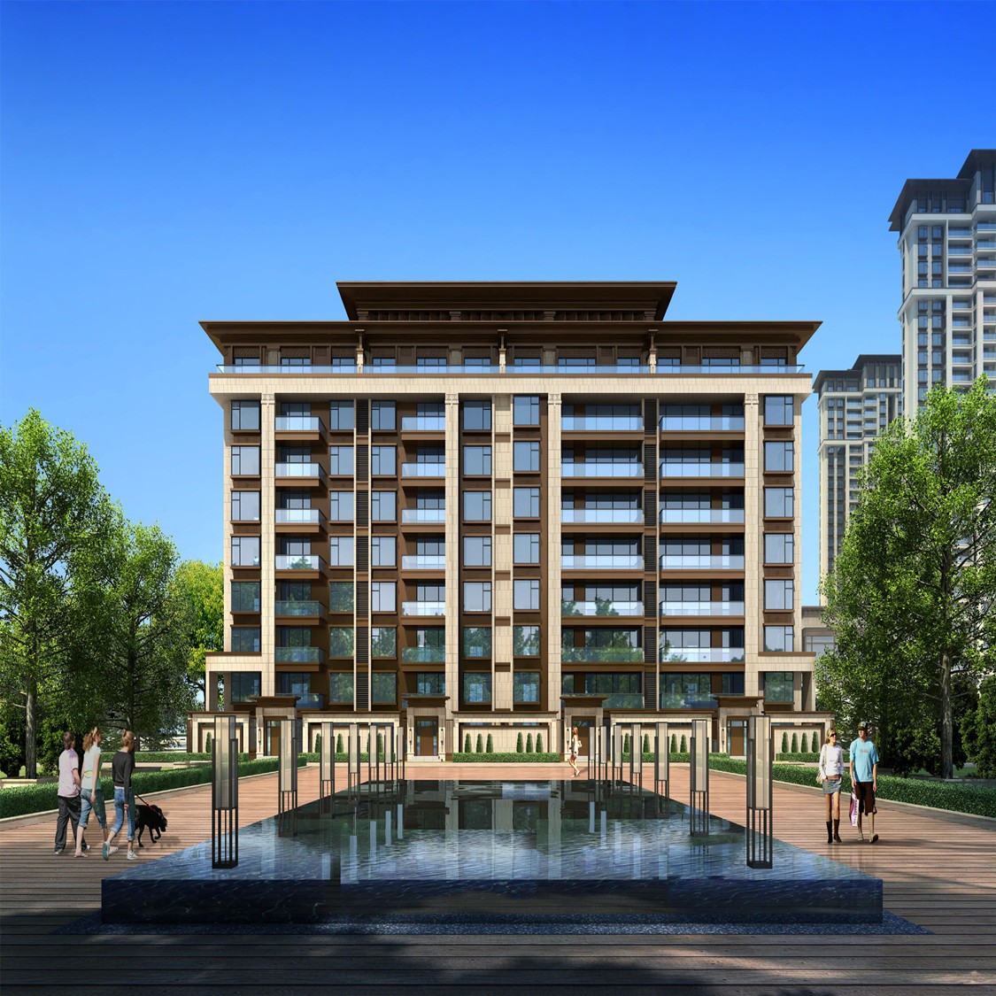 韩城龙记观园三园一湖科技筑家