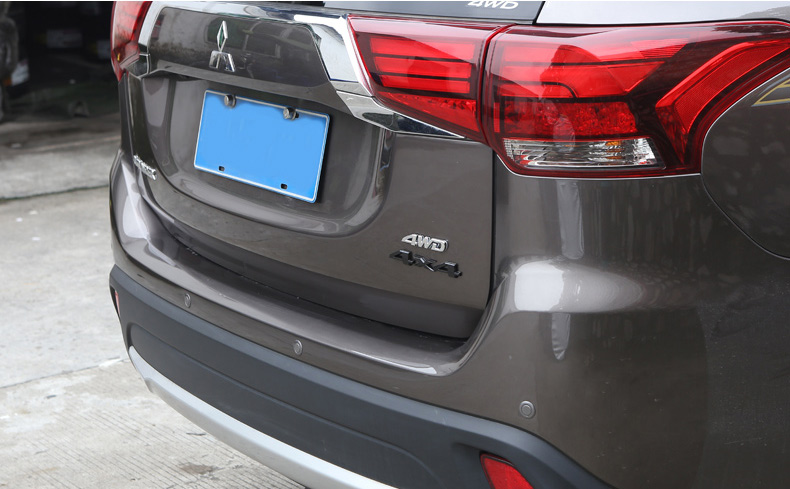 国产广汽三菱欧蓝德改装专用车尾标新欧蓝德高配车尾装饰字母标4wd银