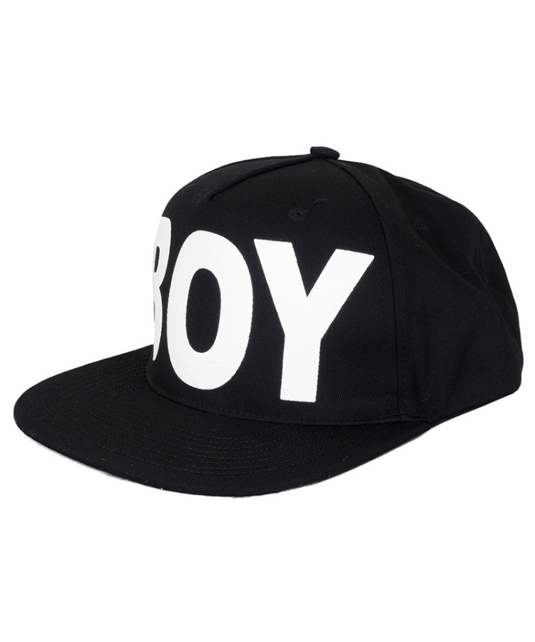 boy london伦敦男孩帽子黑色全棉aa7101