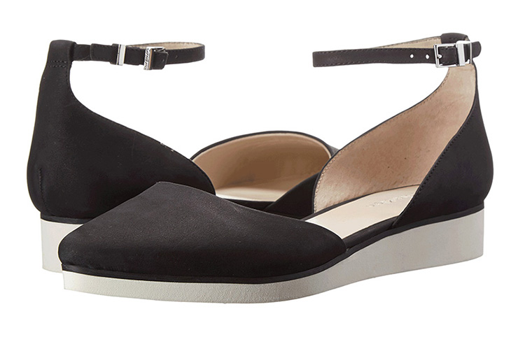 calvin klein/ck evonna女士时尚真皮尖头凉鞋 精品女鞋 8594498 米色