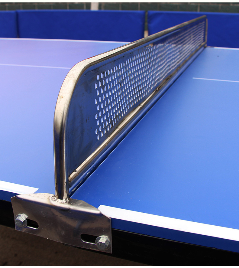 双云 乒乓球网架室外不锈钢 smc铁网金属网子水泥球台网架 包邮 smc铁