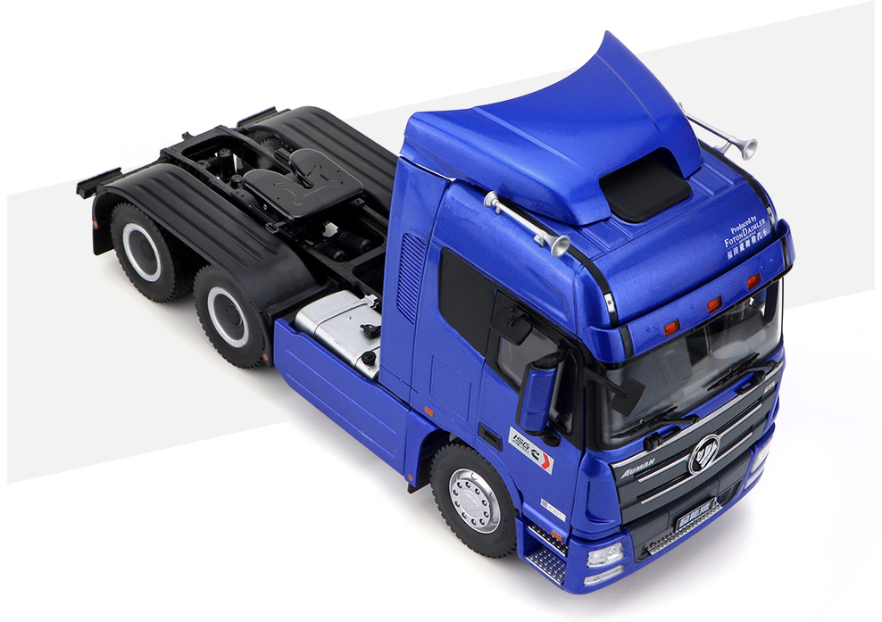 joymine 1:24原厂汽车模型 福田戴姆勒 欧曼gtl牵引车 超能版拖头半挂