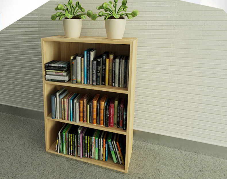 幼儿园迷你小型书架简约三层落地书柜飘窗小书架自由组合书架简易置物