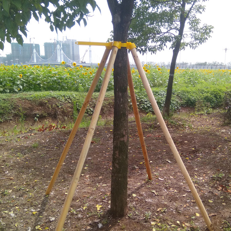 树木支架园林绿化工程景观支撑架杆固定器塑料套杯扎绑带大树撑杆1米