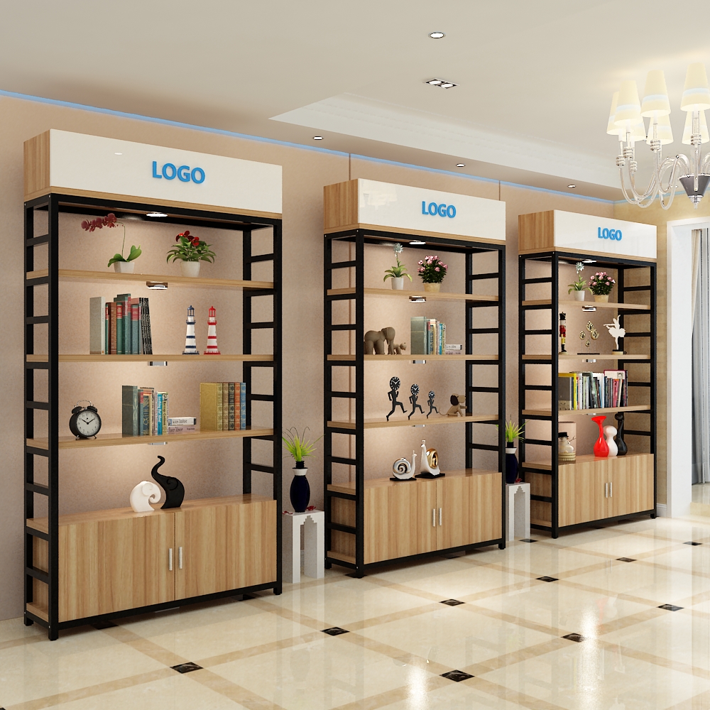 玲花 化妆品展示架产品展示柜陈列柜货架展柜超市货架展架样品柜组合