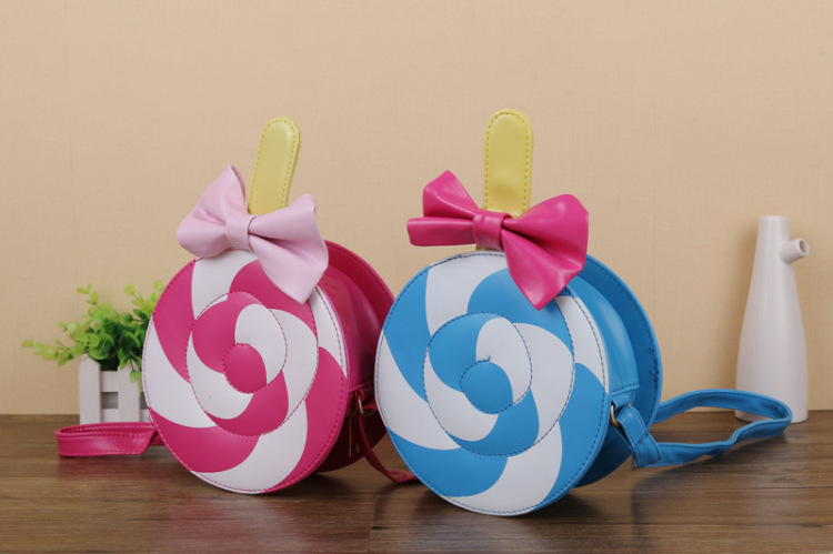 2015韩版新款棒棒糖小包包 幼儿园时尚零钱包 儿童斜跨包891clzxznb