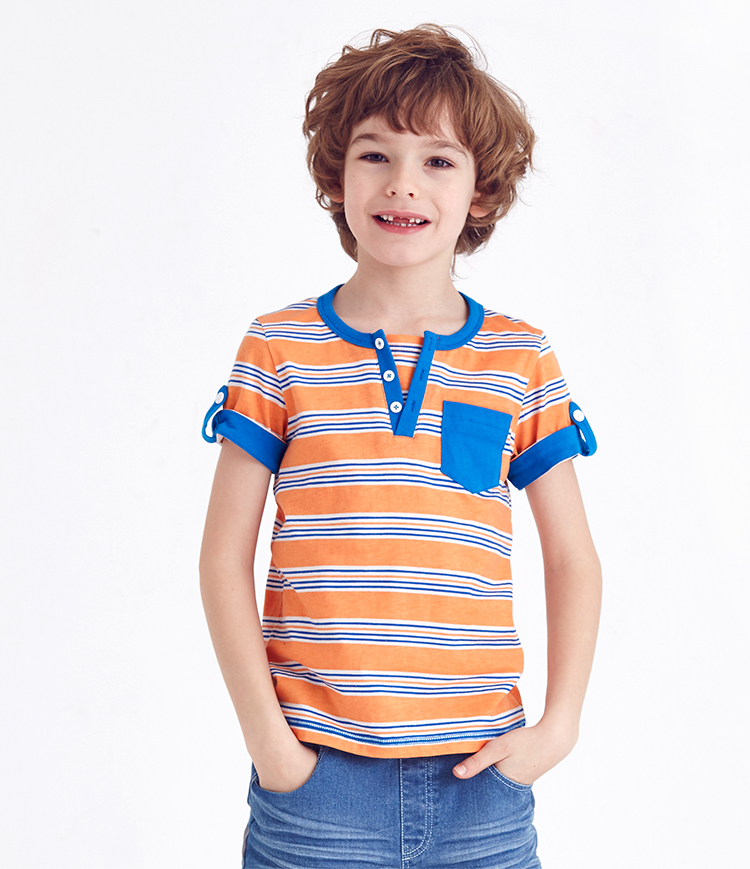 爱乐贝兜儿男童t恤短袖上衣儿童t恤休闲装polo衫针织夏装2015新tx234