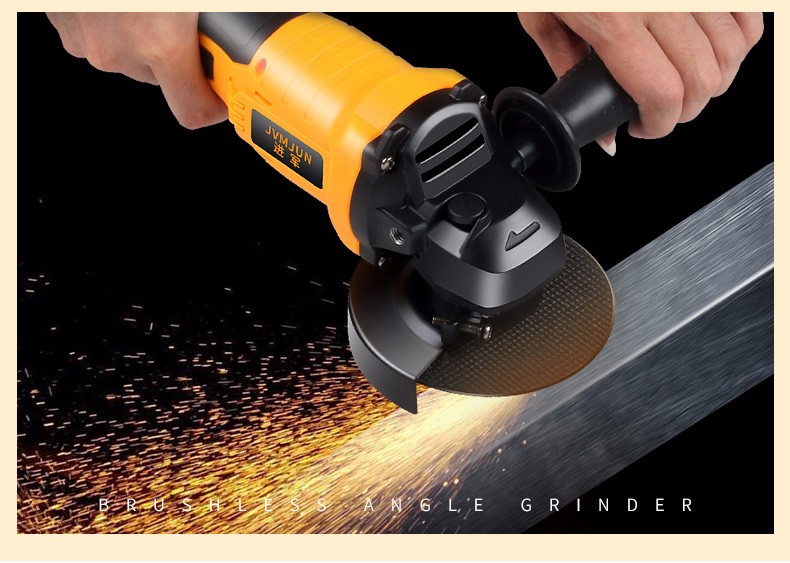 充电式角向磨光机手磨机砂轮磨光机配切割片电磨机电动进军角磨32000