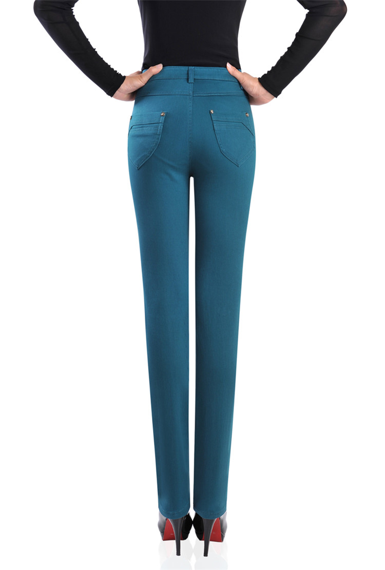 金栗鼠春季百搭打底裤中老年小脚裤子高腰弹力中年女裤妈妈装长裤休闲