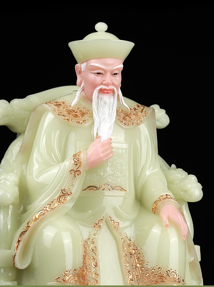 造趣zaoqu汉白玉彩绘神像胡三太爷胡三太奶东北保家仙居家供奉仙家