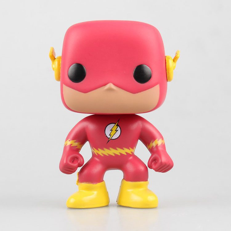 正义联盟 超级英雄 闪电侠 the flash q版闪电侠 公仔盒蛋手办模型