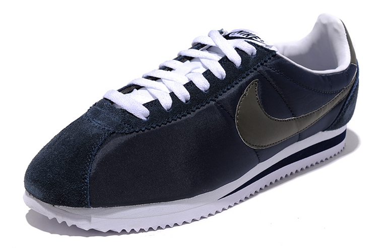 耐克nike cortez 阿甘男鞋 休闲跑步鞋 运动鞋 深蓝黑 488291-400