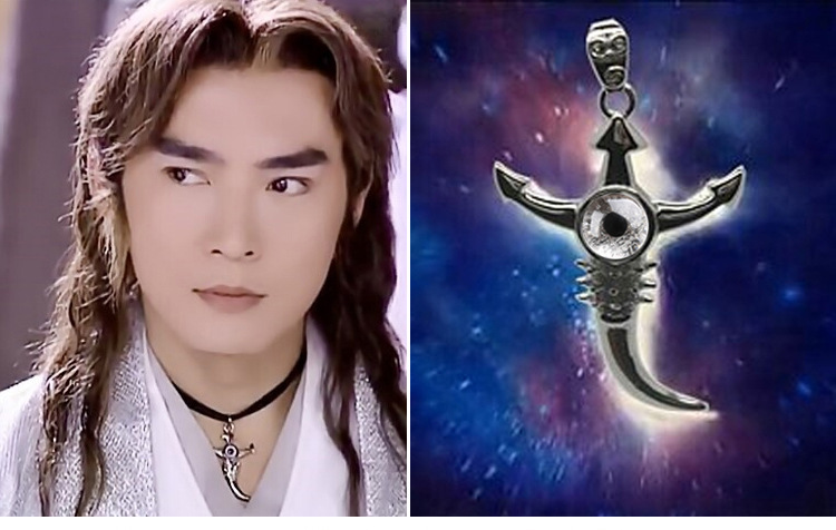 宝莲灯二郎神天眼项链杨戬焦恩俊925含银吊坠送男友创意礼品情人节送
