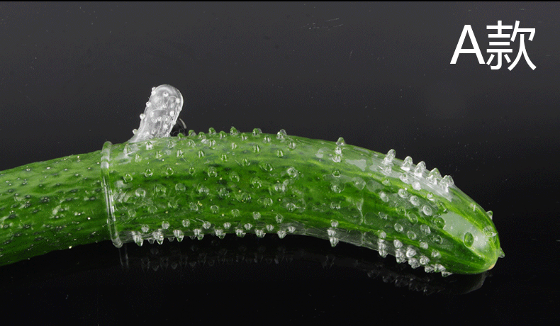 悦潮(yuechao) 狼牙套男用刺套水晶套成人情趣爱爱用品成人玩具 b款