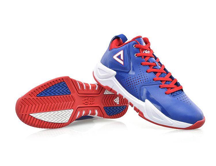 peak/匹克明星款篮球鞋男战神1代耐磨减震专业运动鞋战靴 黑色/大红