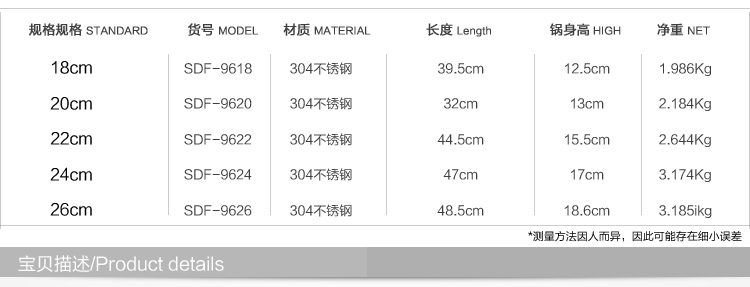 
                                        顺达（SND） 顺达(SND) B型压力锅 加厚304不锈钢 煤气电磁炉通用加厚26CM                