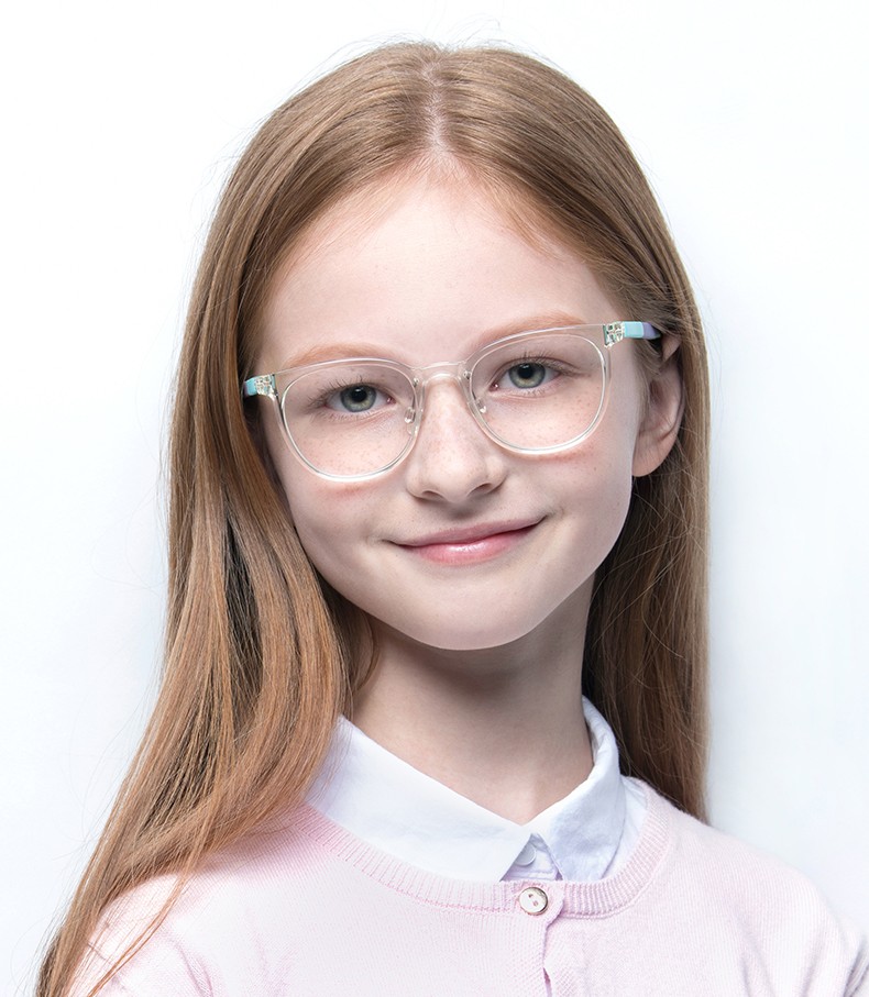 保圣光学架新款儿童眼镜框轻盈柔软近视镜6色可配镜pd5015a30亮红