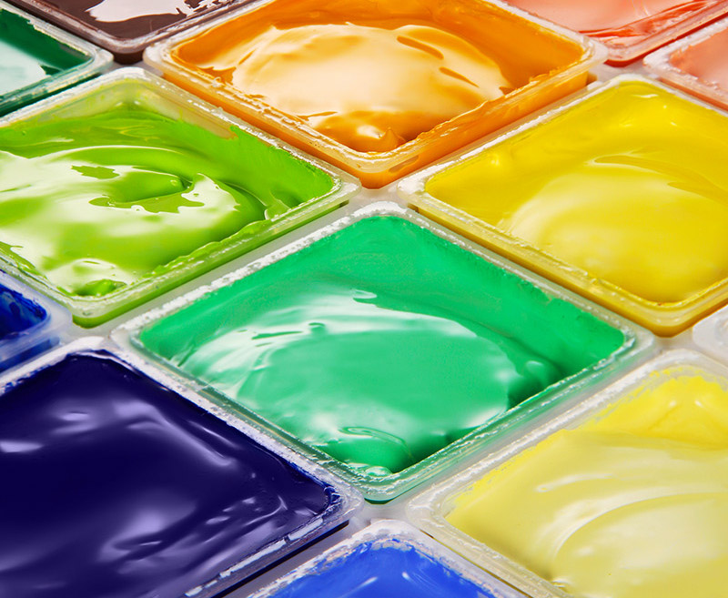 仓梵 果冻颜料 40色 60色广告颜料 果冻颜料套装 水粉颜料套装颜料盒