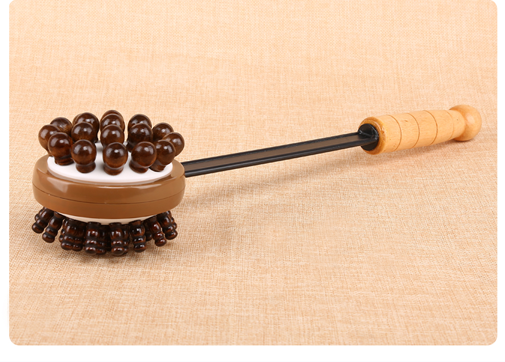 许诺多功能按摩捶敲打锤滚轮按摩器颈部肩部腰部敲打锤按摩器捶打颈椎