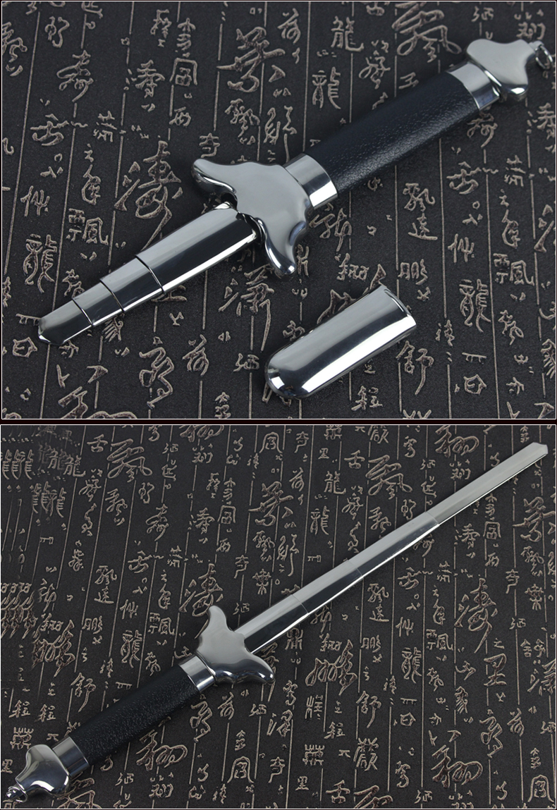 旋龙太极伸缩剑全金属不锈钢健身折叠表演道具太极剑收缩男女晨练剑全