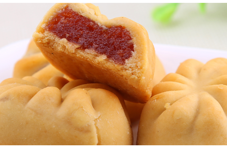 徐福记 水果馅饼500g多口味水果月饼 酥传统糕点特产包馅酥凤梨酥饼茶