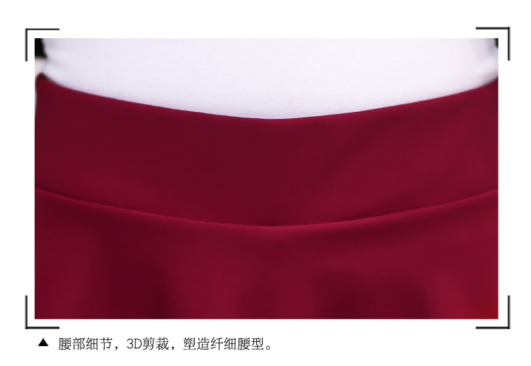 柒姿阁 2016春秋季半身裙 短裙百搭女装蓬蓬打底裙包臀伞裙A字裙裤裙 黑色 M