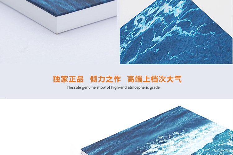 
                                        现代简约客厅装饰画沙发背景墙贴画瀑布壁画三联画无框画挂画 DS-1584 50*50                