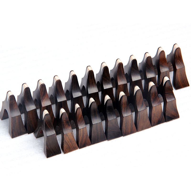 善水 黑檀筝码 古筝筝码古筝雁柱 1-21三角码考级专用古筝琴码 高档