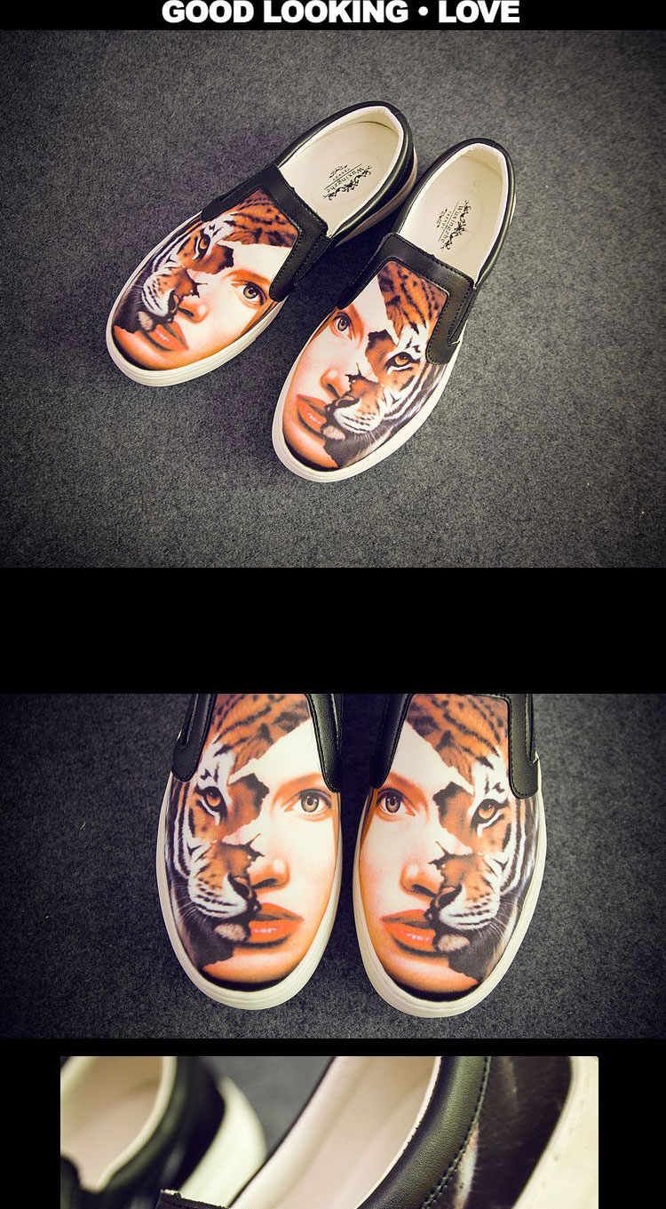 低帮休闲鞋男士帆布鞋韩版套脚懒人鞋男驾车鞋a322-x3350 火焰狗头 43