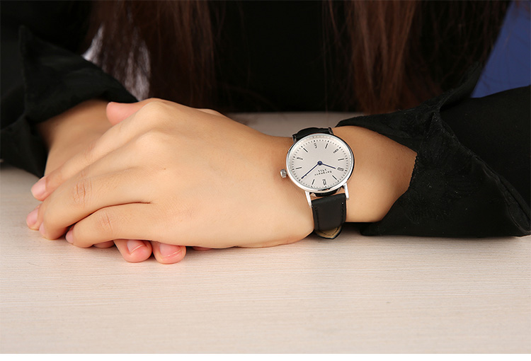 1911白面男款实体店加盟 _贝格曼(bergmann)手表德式包豪斯风格石英表