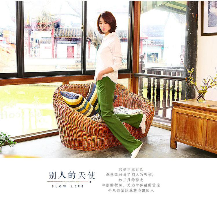 紫格子2016春夏新款衬衫女长袖上衣打底衫R3040 白色 XL