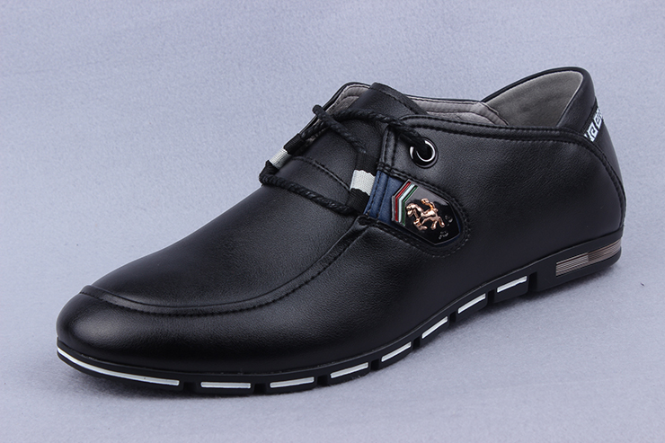 帝国烟斗(diguoyandou)真皮时尚休闲男鞋 83198 黑色 40码