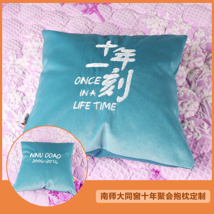 
                                        抱枕靠垫私人定制 个性写真来图照片订制diy汽车沙发枕头 情人节礼物 毕业季生日送亲友礼品 单面来图定制 55*55cm                