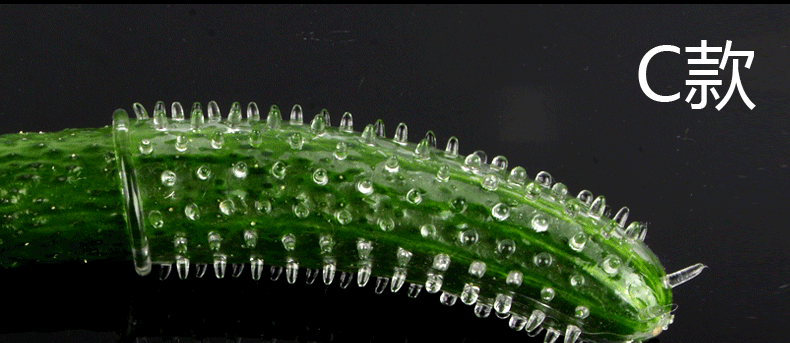 悦潮(yuechao) 狼牙套男用刺套水晶套成人情趣爱爱用品成人玩具 b款