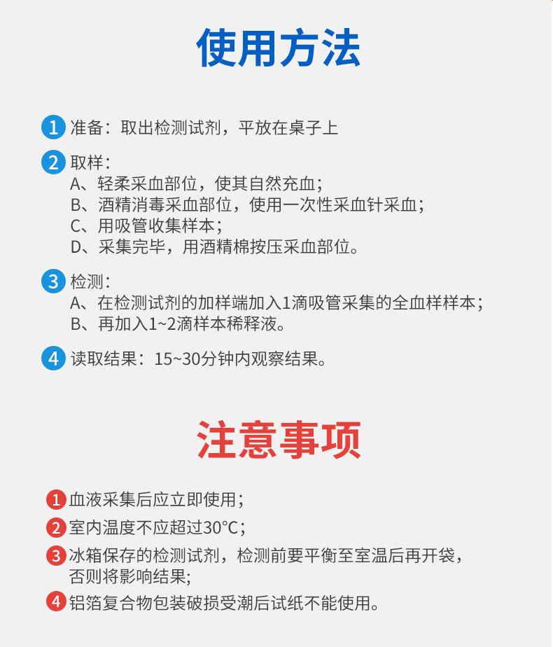 万孚wvondfo艾滋病检测试纸hiv试纸唾液血液病毒梅毒性病自检查自测包