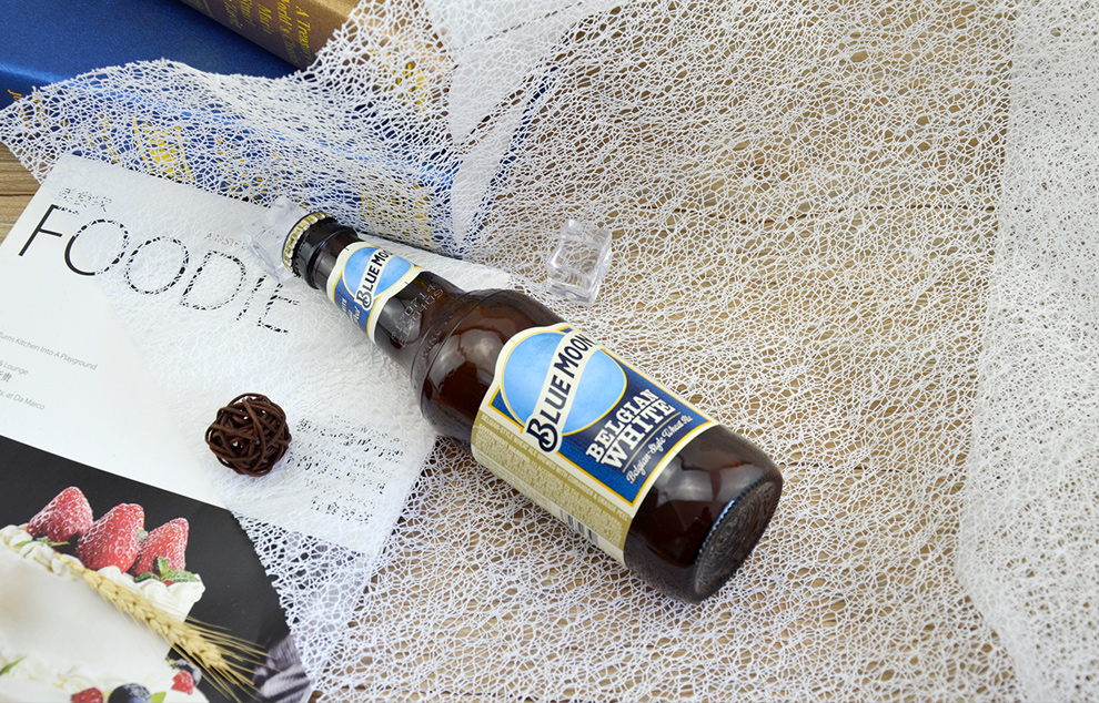 捷克进口小麦啤酒蓝月啤酒bluemoon蓝月白啤酒330ml6瓶