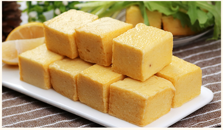 姚二娘 鳕鱼豆腐250g 野生深海鱼制作火锅食材麻辣烫烧烤鱼豆腐_ 7折
