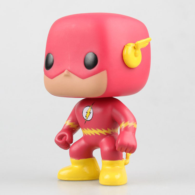 正义联盟 超级英雄 闪电侠 the flash q版闪电侠 公仔盒蛋手办模型