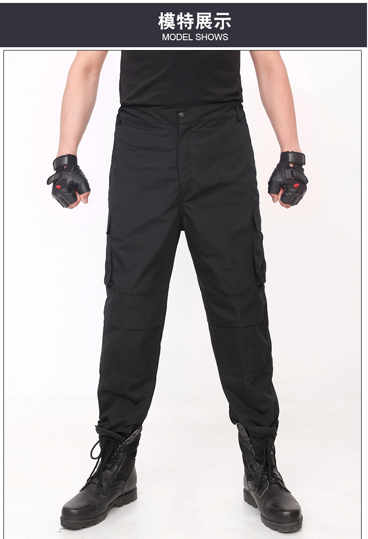 保安裤劳保工装裤黑色作训裤耐磨工作裤夏季男女酒店物业保安服裤子特